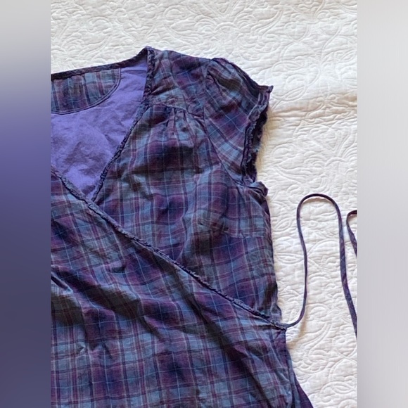 Converse Plaid wrap dress - Picture 6 of 16